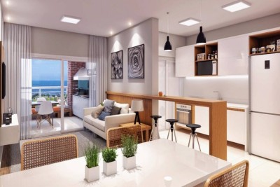 LANÇAMENTO APARTAMENTO COM 02 DORMITÓRIOS COM VARANDA GOURMET