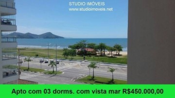 Apartamento em Caraguatatuba, frente mar com linda vista