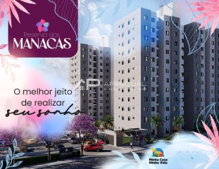 Apartamento 2 dormitórios c/ varanda e lazer- MCMV -  EM OBRAS