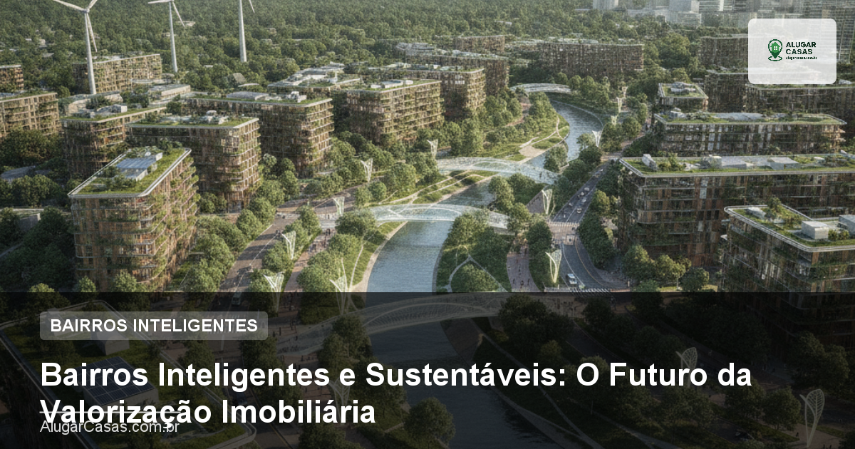 Bairros Inteligentes e Sustentáveis: O Futuro da Valorização Imobiliária
