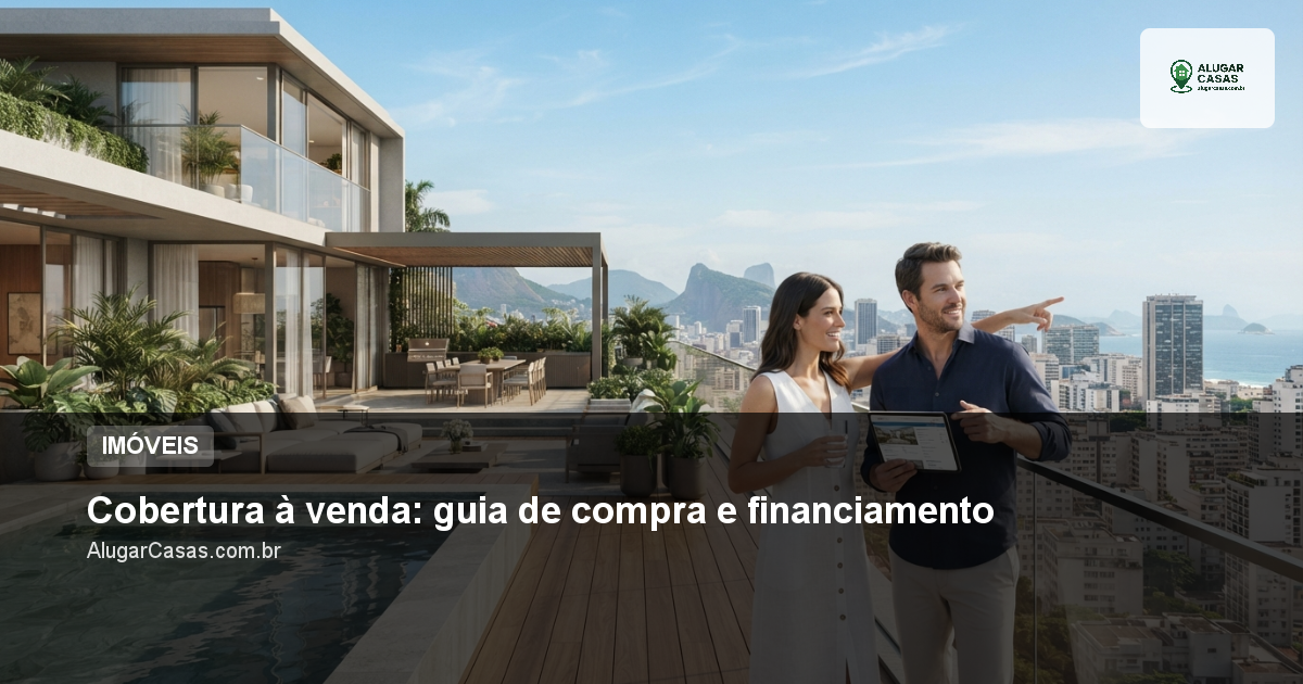 Cobertura à venda: guia de compra e financiamento