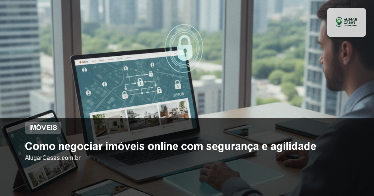 Como negociar imóveis online com segurança e agilidade