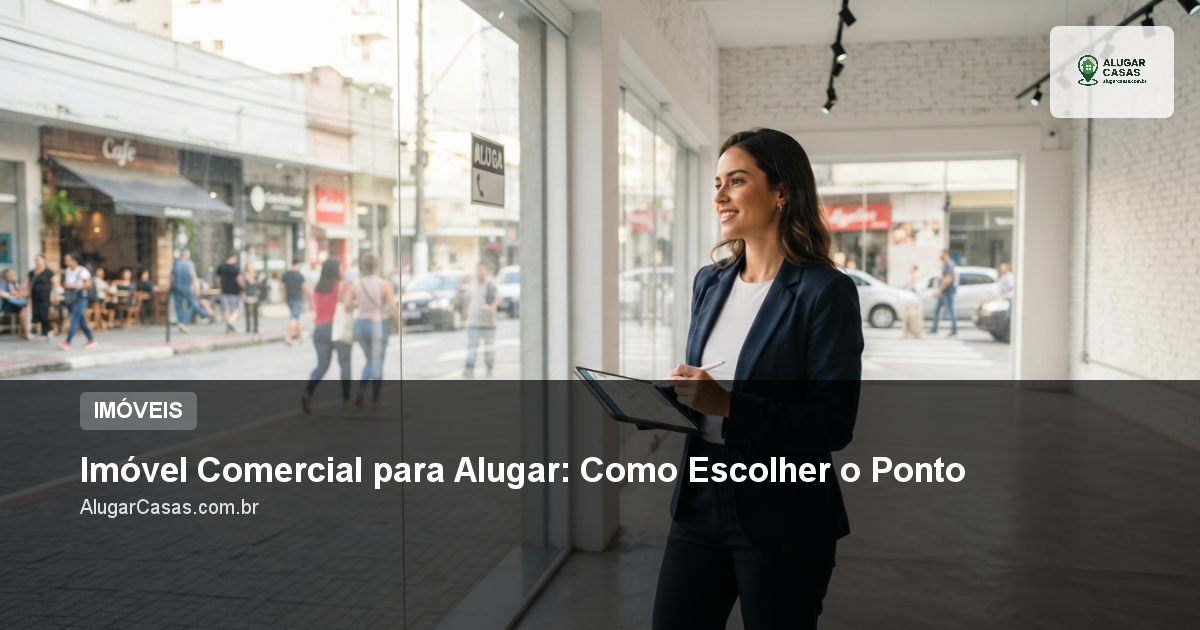 Imóvel Comercial para Alugar: Como Escolher o Ponto