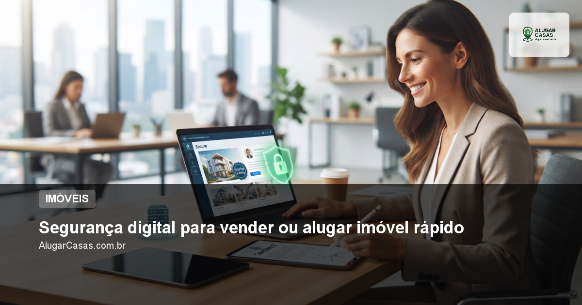 Segurança digital para vender ou alugar imóvel rápido