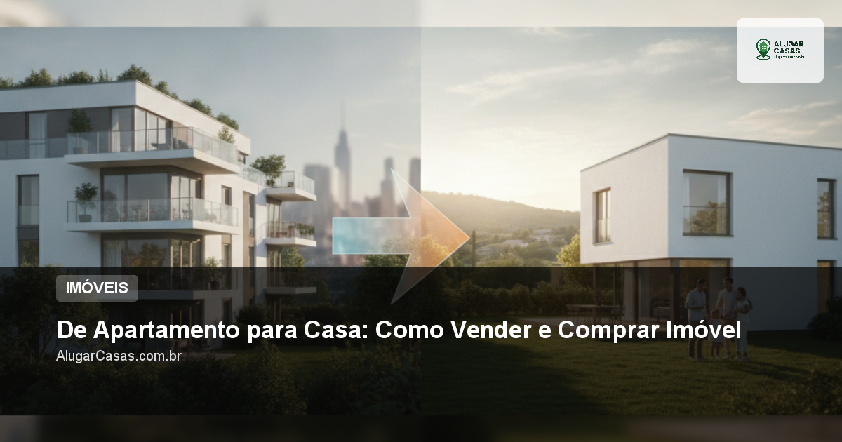 De Apartamento para Casa: Como Vender e Comprar Imóvel
