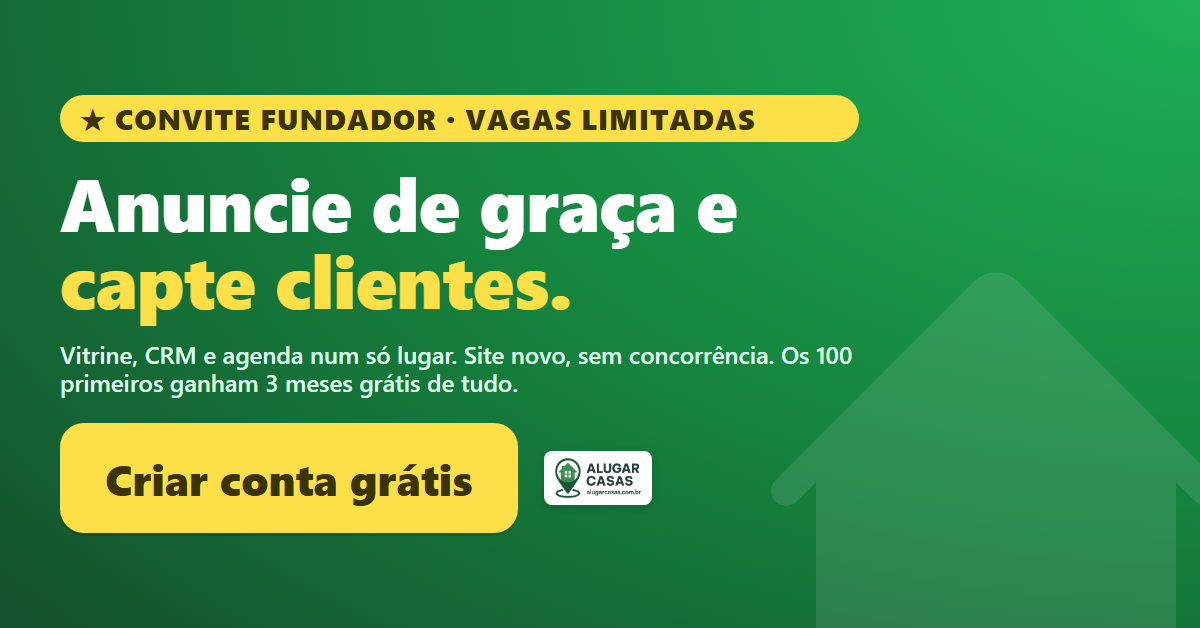 Oferta Fundador Alugar Casas